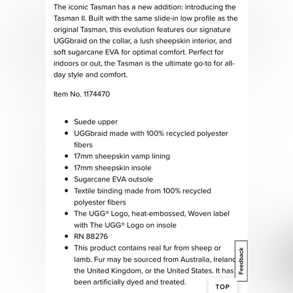 UGG Tasmin II - Chestnut - Women’s US 8 - Picture 8 of 9